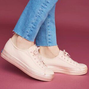 Keds Metallic Pink Platform Sneakers